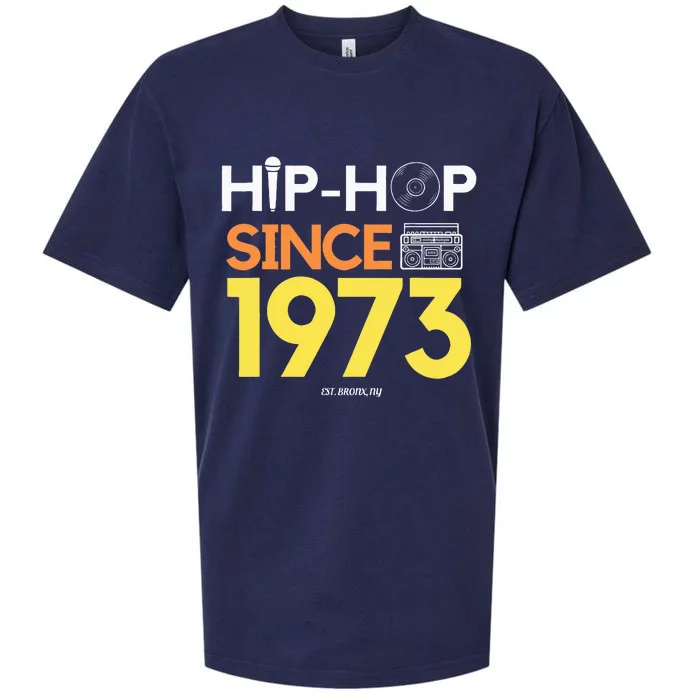 HIP HOP 50TH ANNIVERSARY 1973 BRONX NEW YORK GRAFFITI BBOY Sueded Cloud Jersey T-Shirt