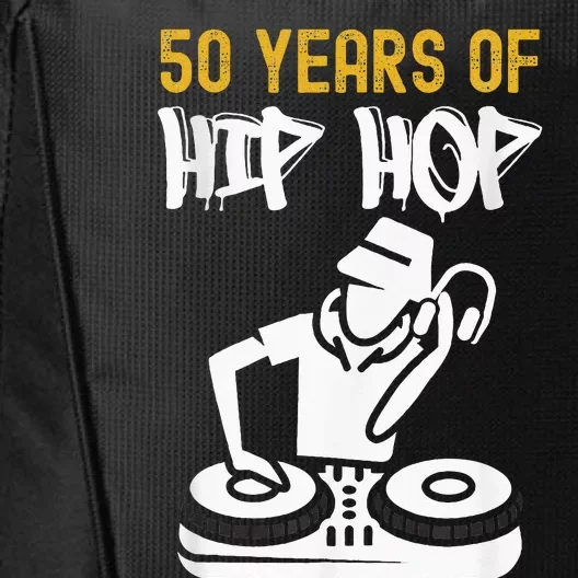 Hip Hop 50th Anniversary 50 Years Of Hip Hop City Backpack