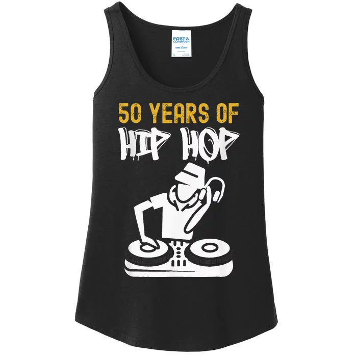 Hip Hop 50th Anniversary 50 Years Of Hip Hop Ladies Essential Tank