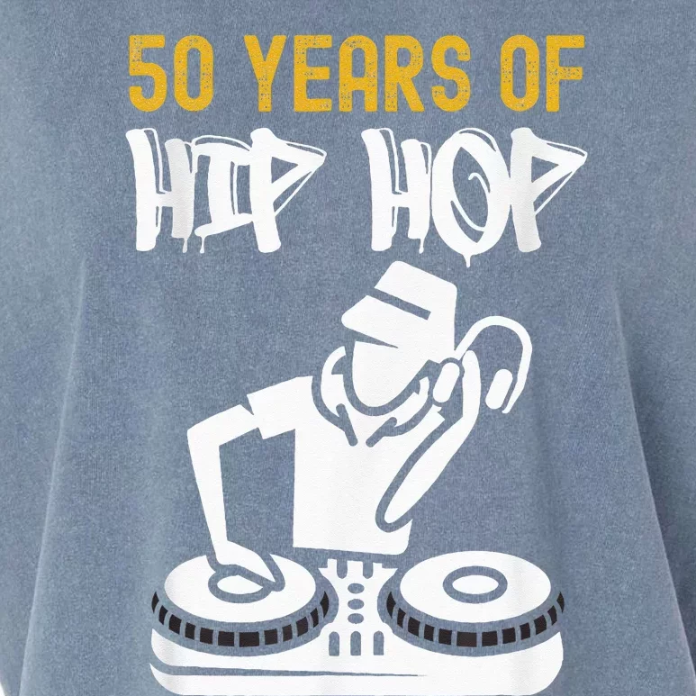 Hip Hop 50th Anniversary 50 Years Of Hip Hop Garment-Dyed Women's Muscle Tee