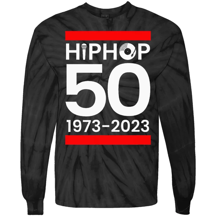 HIP HOP 50 YEARS OLD Tie-Dye Long Sleeve Shirt