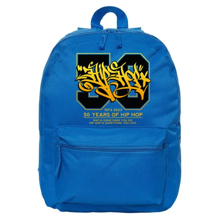 Hip Hop 50 Years Anniversary Graffiti 50 Years Hip Hop 16 in Basic Backpack