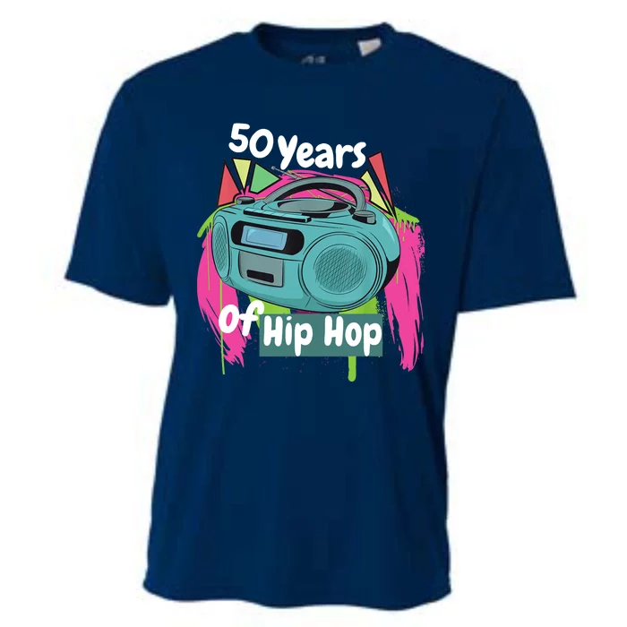 Hip Hop 50th Anniversary 50 Years Of Hip Hop Cooling Performance Crew T-Shirt