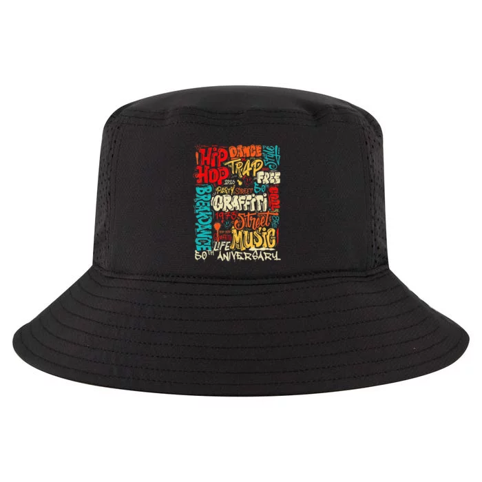 Hip Hop 50 Years Of Old School Graffiti Old School Retro Cool Comfort Performance Bucket Hat