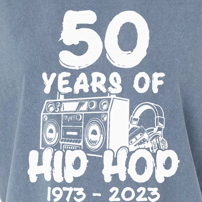 Hip Hop 50th Anniversary 50 Years Of Hip Hop Garment-Dyed Women's Muscle Tee