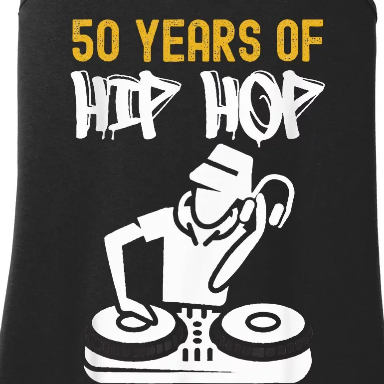 Hip Hop 50th Anniversary 50 Years Of Hip Hop Ladies Essential Tank