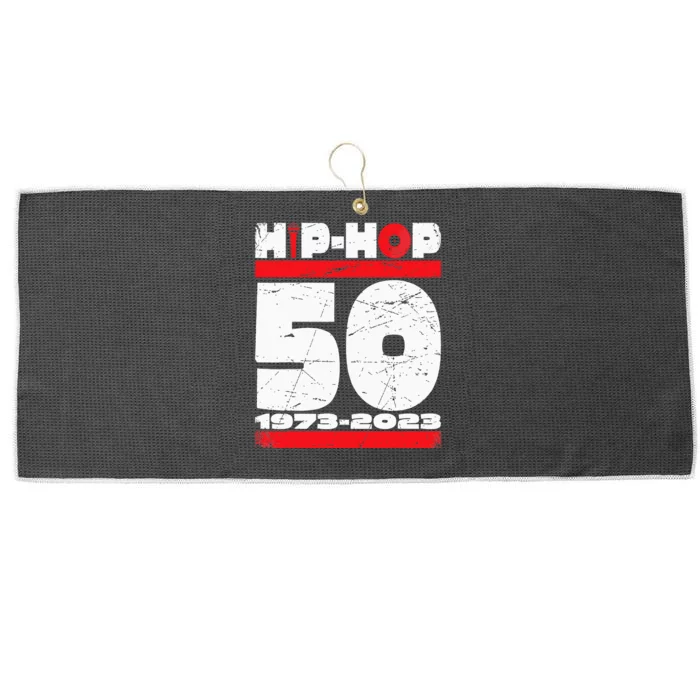 HIP HOP 50 YEARS OLD Large Microfiber Waffle Golf Towel