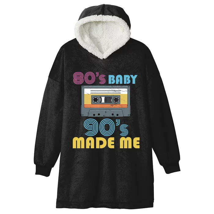 Hip Hop 90s Outfit 80s Baby 90s Made Mes Wo Hip Hop Hooded Wearable Blanket