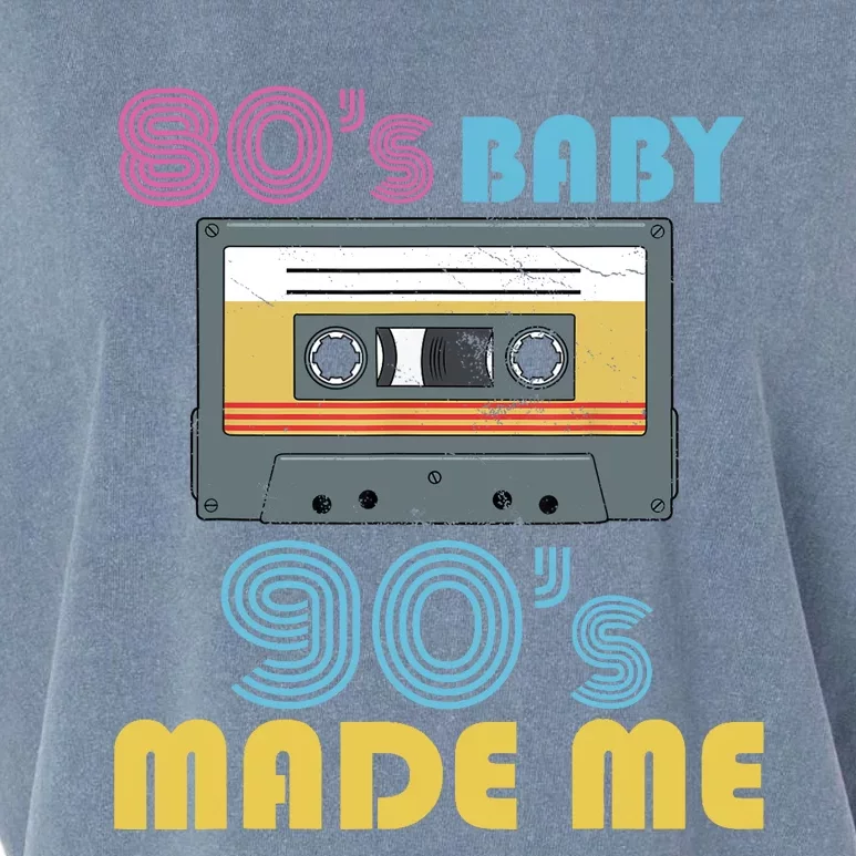 Hip Hop 90s Outfit 80s Baby 90s Made Mes Wo Hip Hop Garment-Dyed Women's Muscle Tee