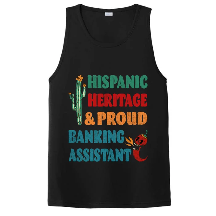 Hispanic Heritage And Proud Banking Assistant Meaningful Gift Performance Tank