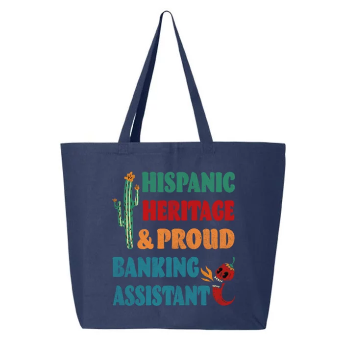 Hispanic Heritage And Proud Banking Assistant Meaningful Gift 25L Jumbo Tote