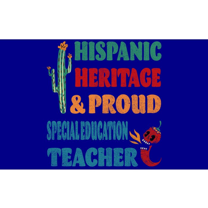 Hispanic Heritage And Proud Special Education Teacher Gift Bumper Sticker