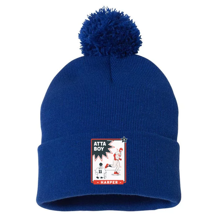 HA HA ATTA B.OY H.ARPER Pom Pom 12in Knit Beanie