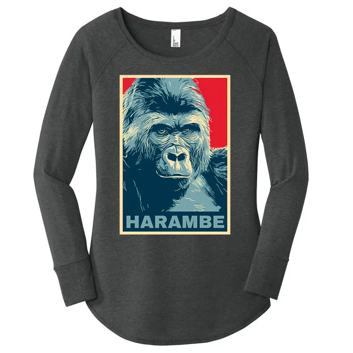 Harambe Women's Perfect Tri Tunic Long Sleeve Shirt