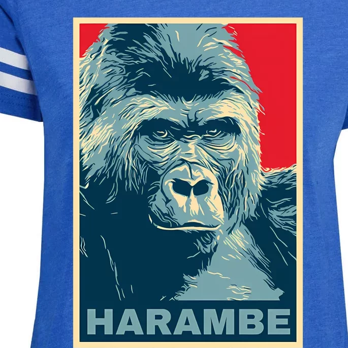 Harambe Enza Ladies Jersey Football T-Shirt