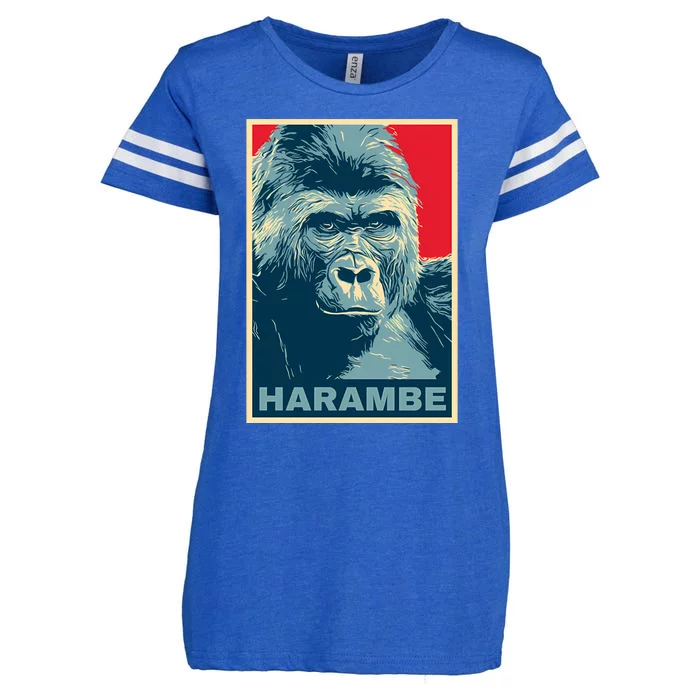 Harambe Enza Ladies Jersey Football T-Shirt