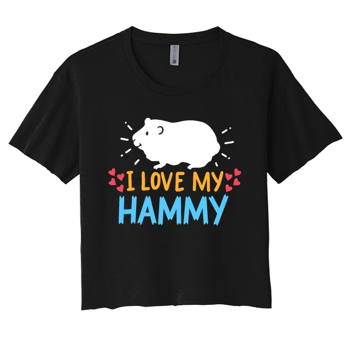 Hamster Women's Crop Top Tee