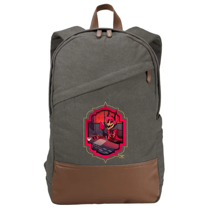 Hazbin Hotel Alastor Cotton Canvas Backpack