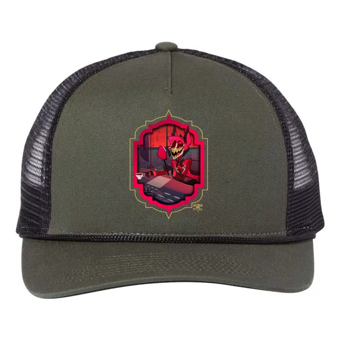 Hazbin Hotel Alastor Retro Rope Trucker Hat Cap