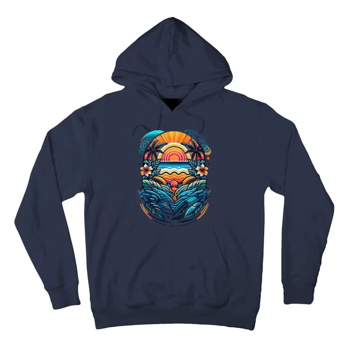 Hawaii Hawaiian Ai Designs Tall Hoodie