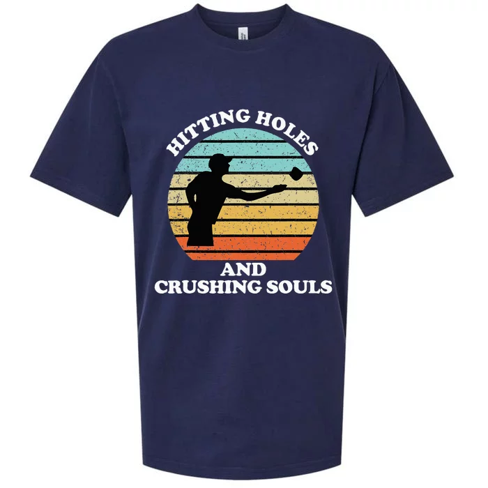 Hitting Holes And Crushing Souls Sueded Cloud Jersey T-Shirt