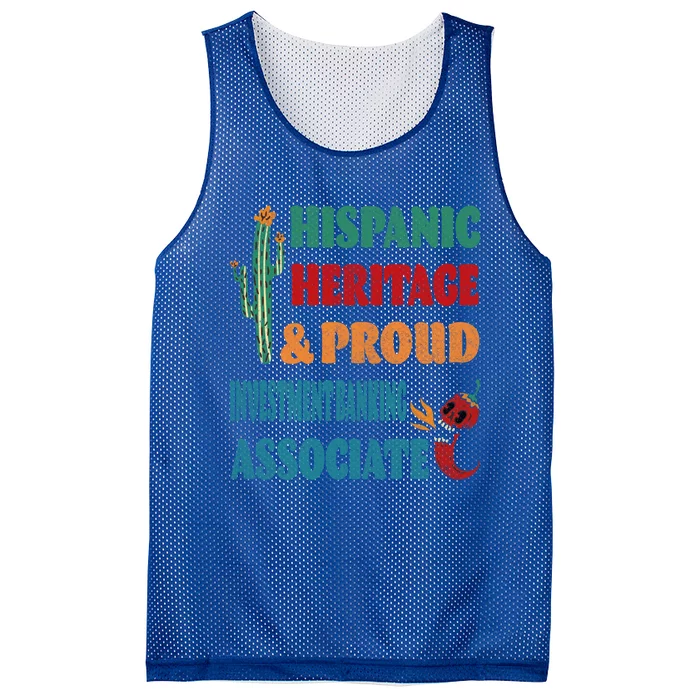 Hispanic Heritage And Proud Investt Banking Associate Cute Gift Mesh Reversible Basketball Jersey Tank