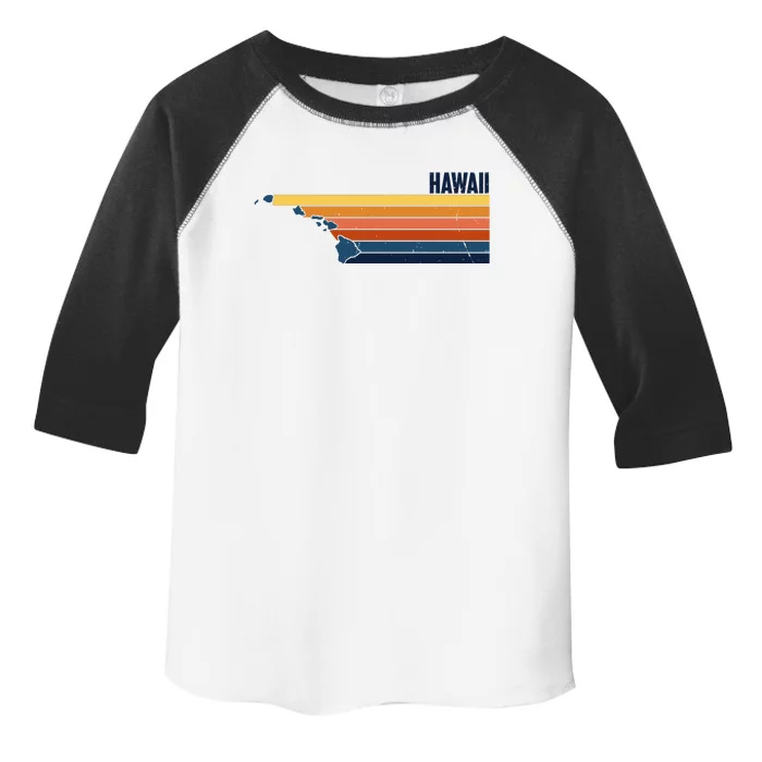 Retro Vintage Hawaii Toddler Fine Jersey T-Shirt