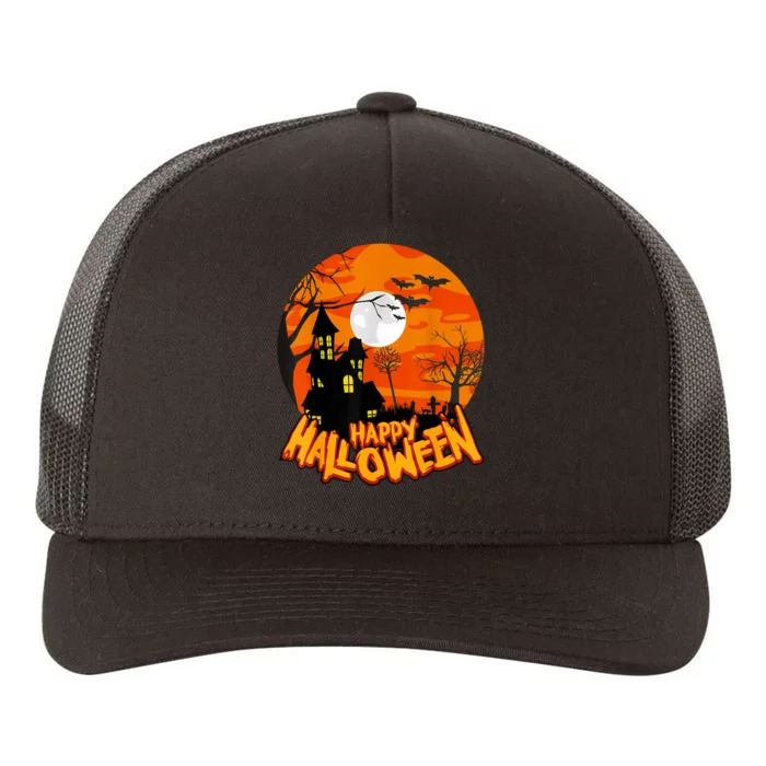 Happy Halloween Apparel Yupoong Adult 5-Panel Trucker Hat