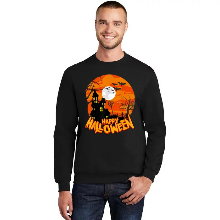 Happy Halloween Apparel Tall Sweatshirt