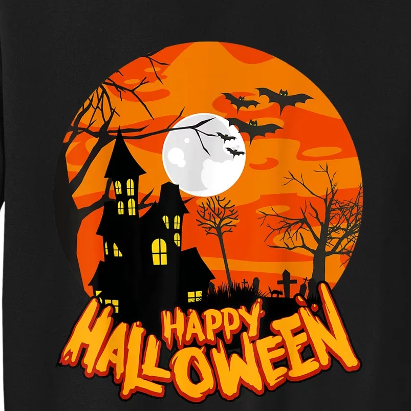 Happy Halloween Apparel Tall Sweatshirt