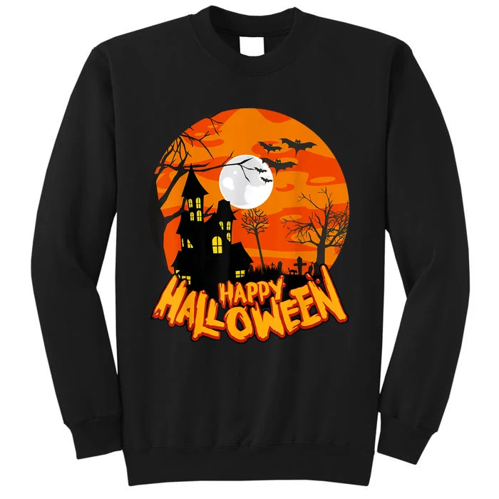 Happy Halloween Apparel Tall Sweatshirt