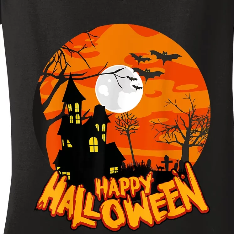 Happy Halloween Apparel Women's V-Neck T-Shirt