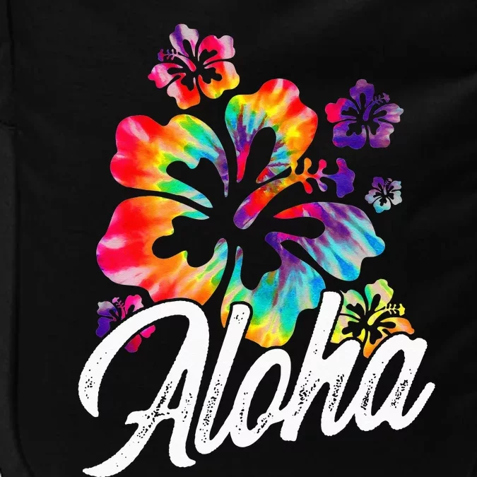 Hawaii Hawaiian Aloha Beaches Hibiscus Flowers Impact Tech Backpack