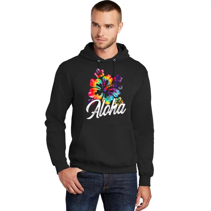 Hawaii Hawaiian Aloha Beaches Hibiscus Flowers Tall Hoodie