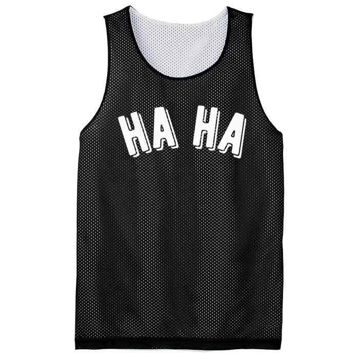 Haha Mesh Reversible Basketball Jersey Tank