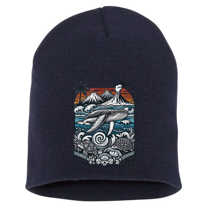 Hawaii Hawaiian Ai Short Acrylic Beanie