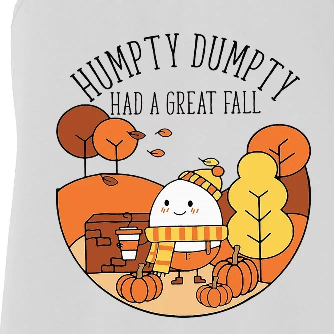 H.U.M.P.T.Y Had A Great Fall Funny Autumn Joke Thankgving Women's Racerback Tank