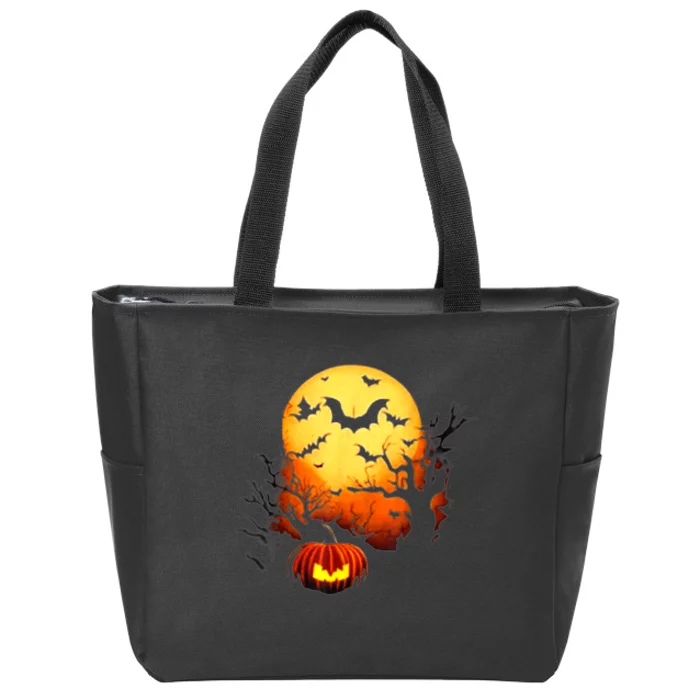 Halloween Zip Tote Bag