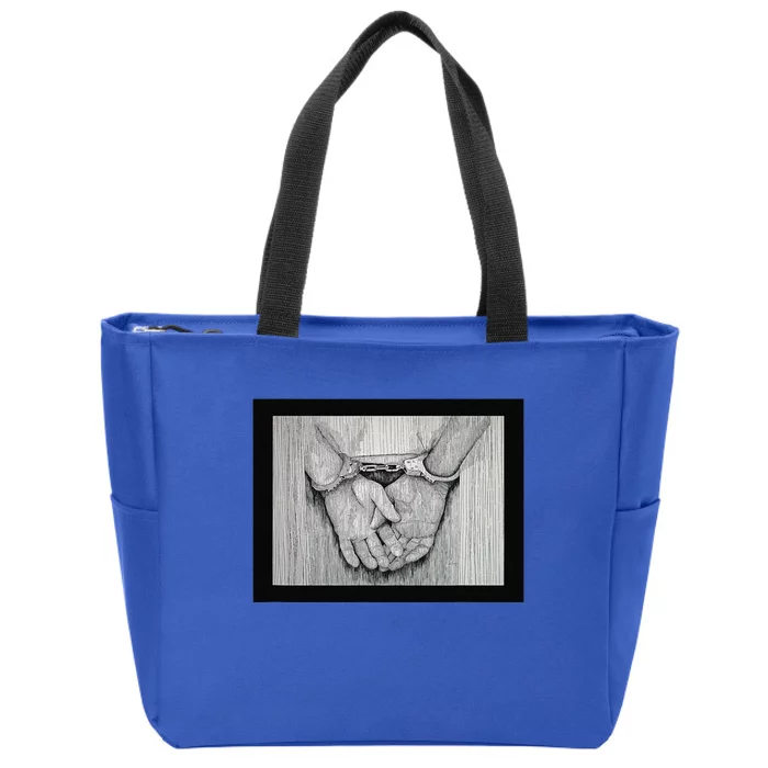 Handcuffs Zip Tote Bag