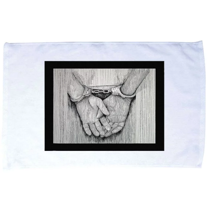 Handcuffs Microfiber Hand Towel