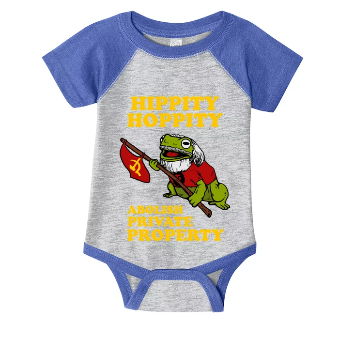 Hippity Hoppity Abolish Private Property Infant Baby Jersey Bodysuit