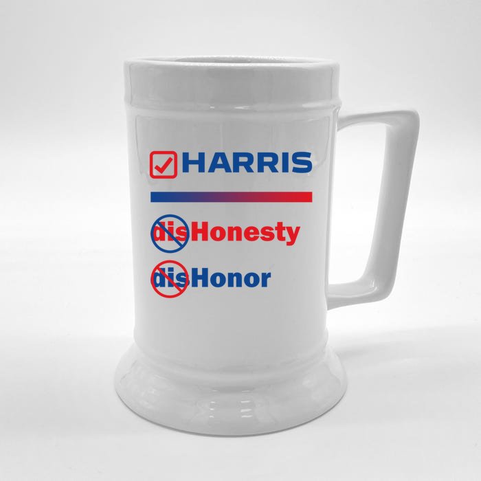 Harris Honesty And Honor Front & Back Beer Stein