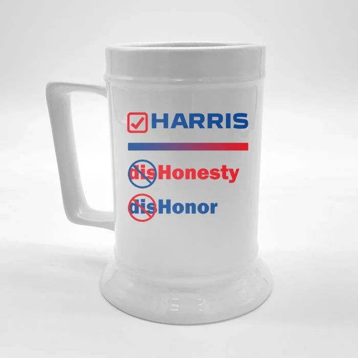 Harris Honesty And Honor Front & Back Beer Stein