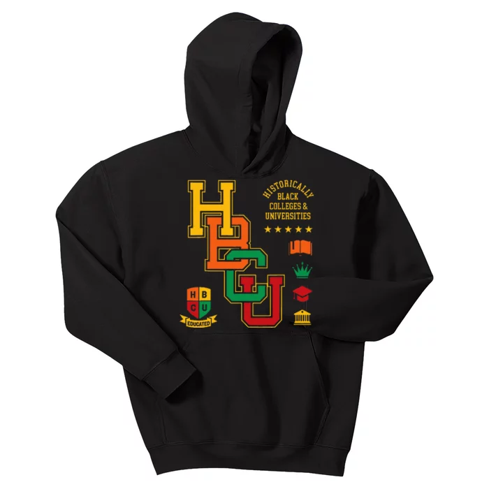 HBCU Historically Black Colleges Universities Grad Alumni Kids Hoodie