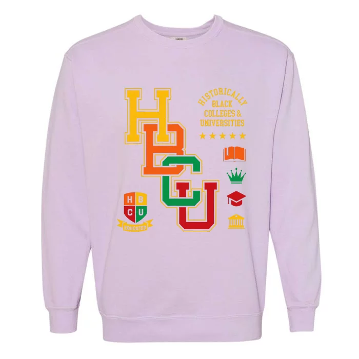 HBCU Historically Black Colleges Universities Grad Alumni Garment-Dyed Sweatshirt