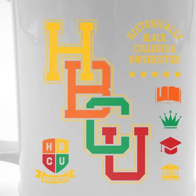 HBCU Historically Black Colleges Universities Grad Alumni Front & Back Beer Stein