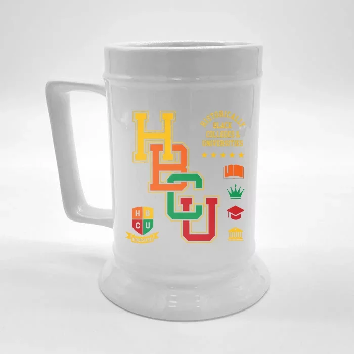 HBCU Historically Black Colleges Universities Grad Alumni Front & Back Beer Stein