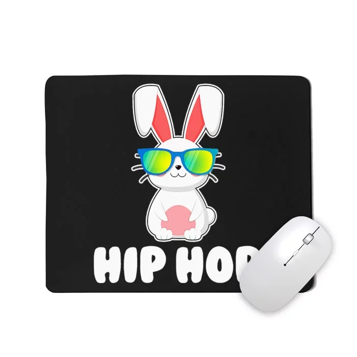 Hip Hop Bunny With Sunglasses Cute Easter Mousepad