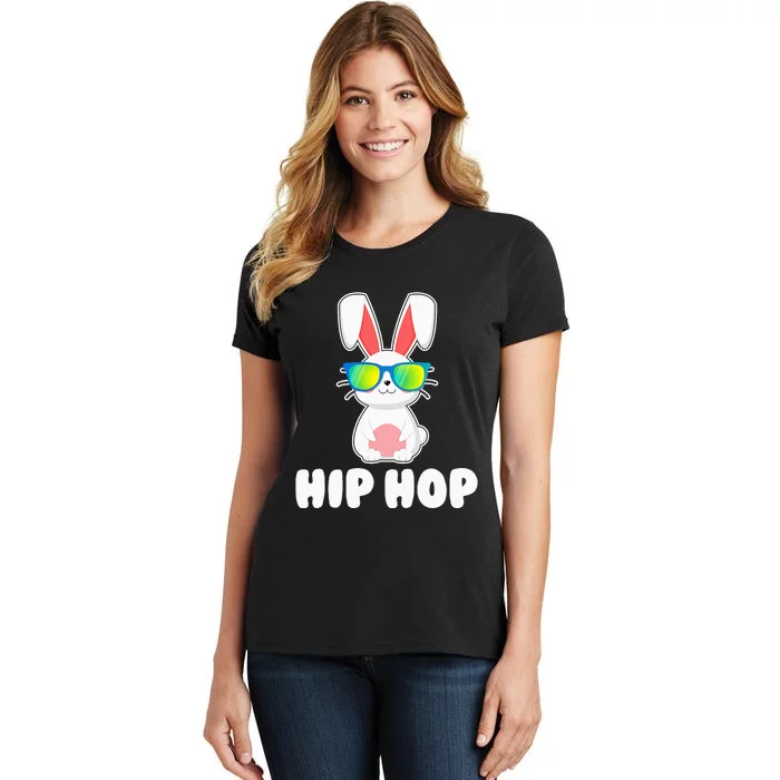 Hip Hop Bunny With Sunglasses Cute Easter Women's T-Shirt