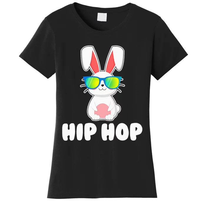 Hip Hop Bunny With Sunglasses Cute Easter Women's T-Shirt